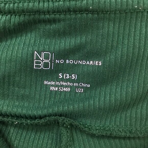 Womens Green Casual Fairycore Low Rise Lounge Ribbed Flared Leg Pants / Small - Picture 6 of 7